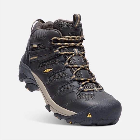 Keen Utility Lansing Mid Waterproof Steel Toe Wide Work Boot Shoes - Size 11EE - Picture 1 of 10